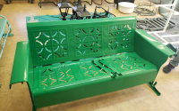 Powder Coating Vintage Metal Glider