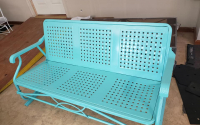 Powder Coat on Vintage Outdoor Bench