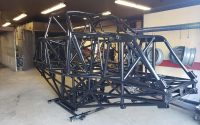 Semi gloss black monster truck frame