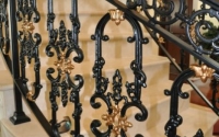 Powder Coated Indoor Stair Railing