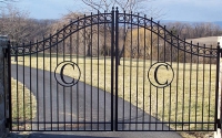 Powder Coated Driveway Gate
