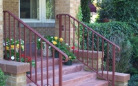 Powder Coated Exterior Railing