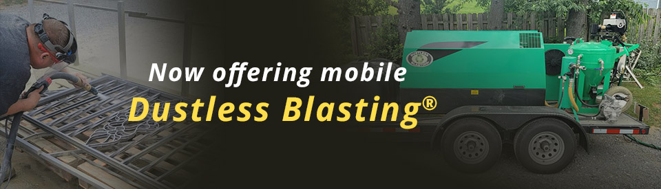 mobile dustless sandblasting